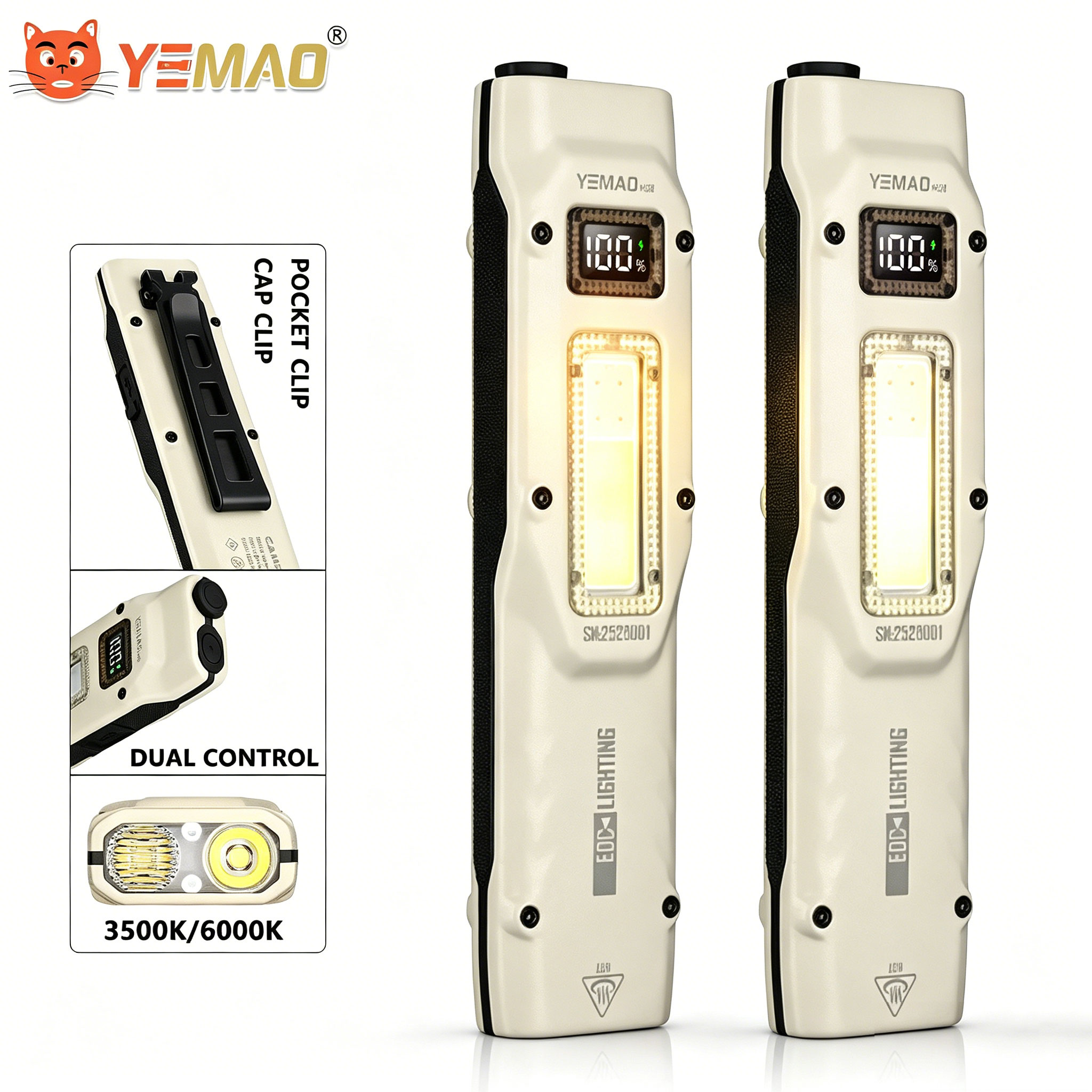 Outdoor Camping Glamping - Draagbare 880LM YEMAO M28 Ultradunne Tactische