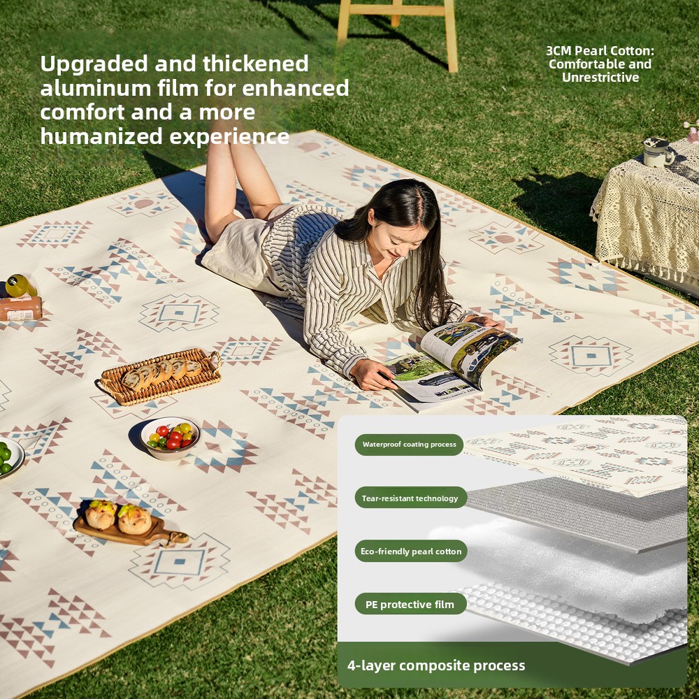 Outdoor Camping Rug Waterproof - Verdikte, waterdichte en vuilafstotende picknickmat, een