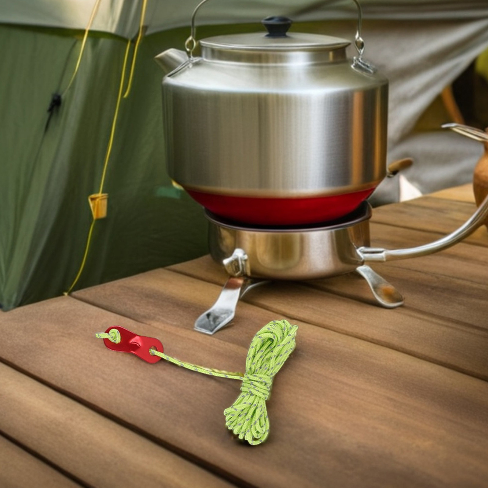 Outdoor Camping Guy - 8 stuks reflecterende tenttouwen voor kamperen,