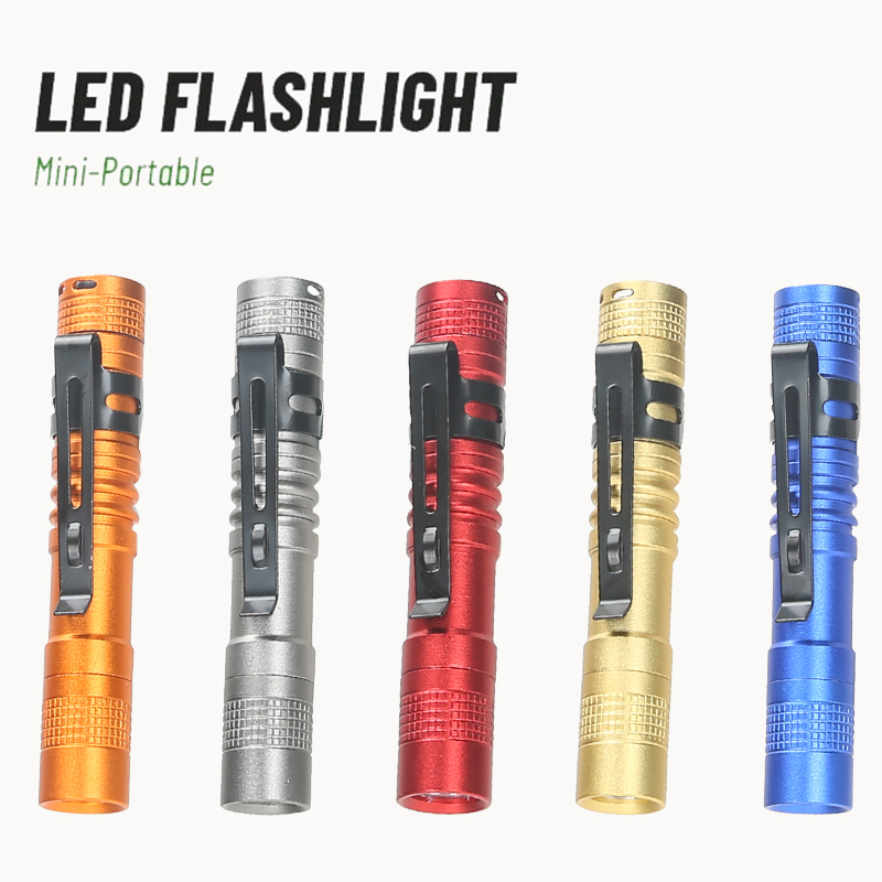 Outdoor Camping Lampe - Draagbare Mini LED-penzaklamp met penclip Handheld