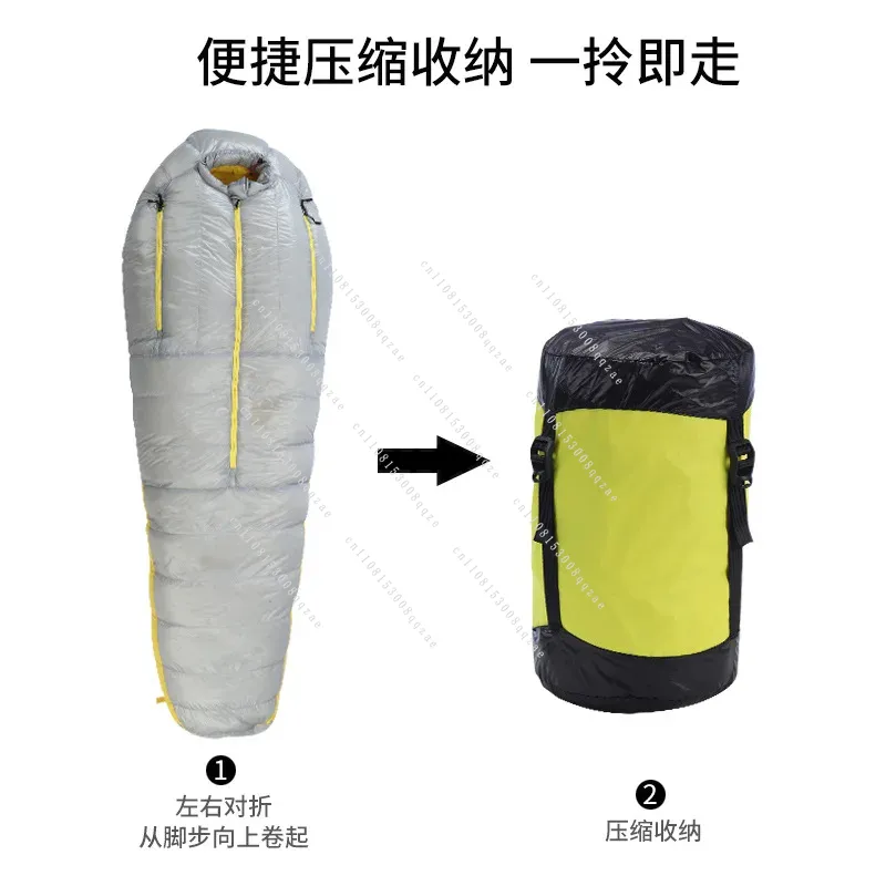 Outdoor Camping Winter - Winterdichte, warme slaapzak voor volwassenen, 90%