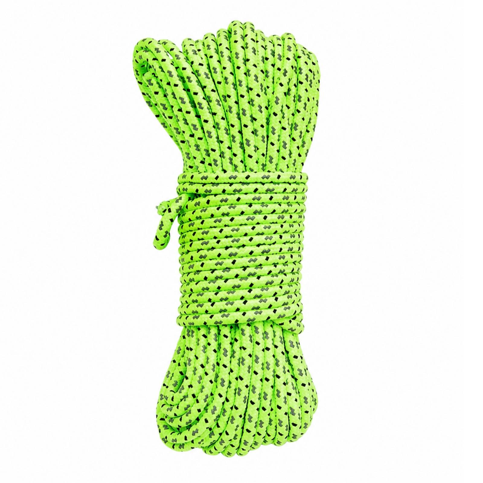 Outdoor Camping Guy - Gevlochten nylon touw met hoge zichtbaarheid,