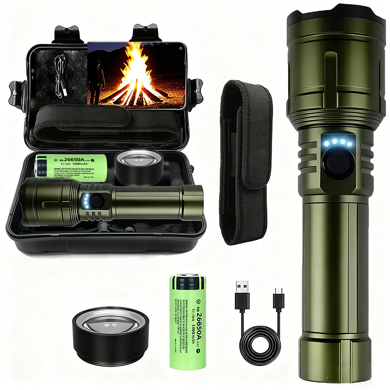 Outdoor Camping Lampe - Ultra krachtige zaklamp Concentraterende ontsteking Zaklamp