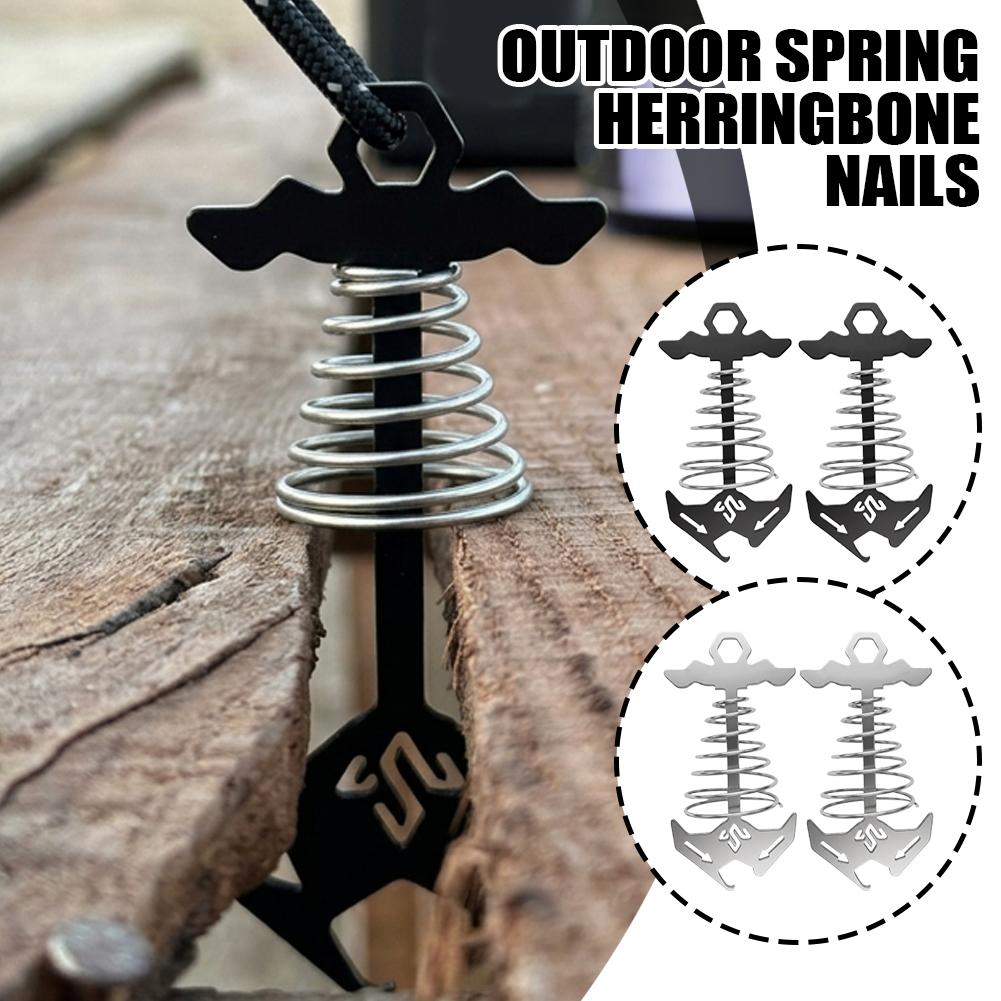 Outdoor Camping Guy - CLS Spring Fishbone Deck Anchor Multifunctionele
