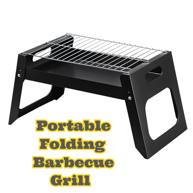 Cooking Outdoor Camping - Draagbare houtskool BBQ-grill Opvouwbaar Compact buitenkookfornuis