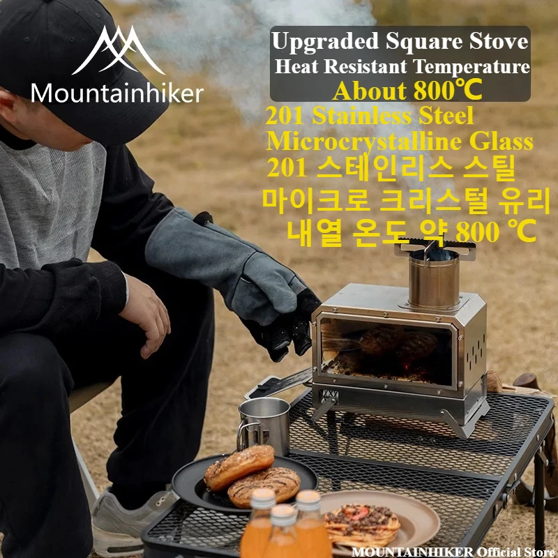 MOUNTAINHIKER Draagbare houten - Outdoor Gas Camping Oven recensie en prijs