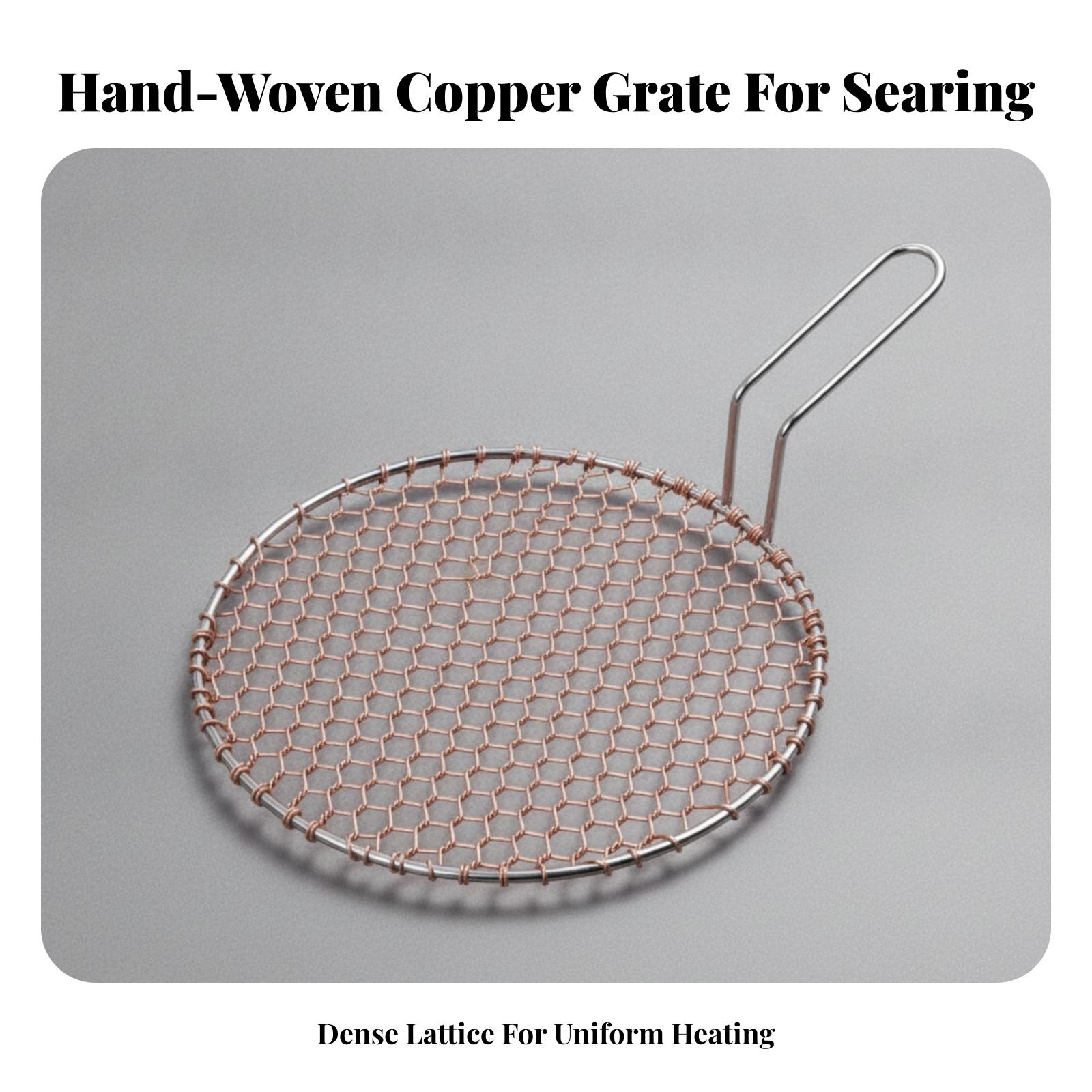 Draagbaar koperen gaas rond gr - Outdoor Camping Grill recensie en prijs