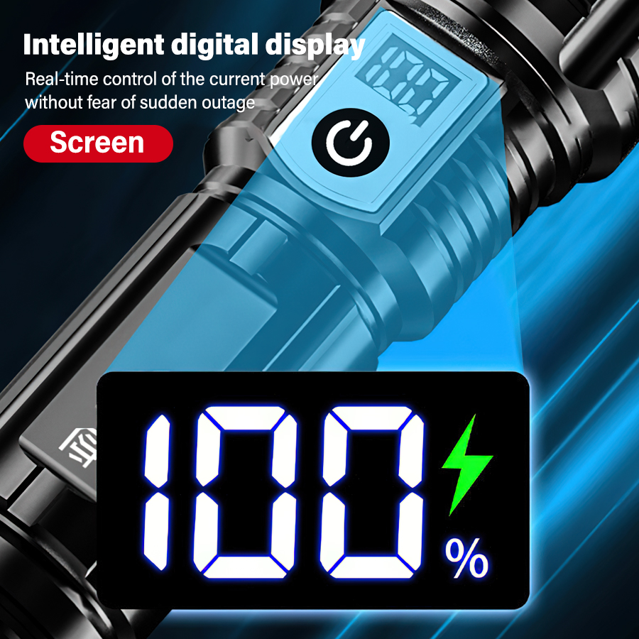 High Power 200000LM LED-zaklam - Outdoor Camping Glamping recensie en prijs