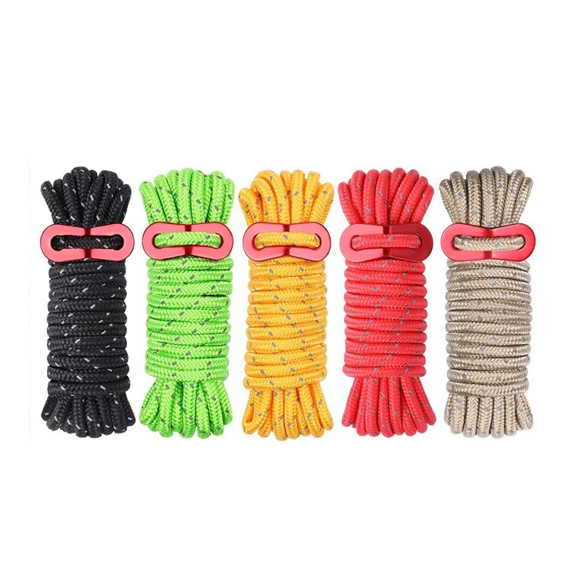 4m reflecterende scheerlijnen  - Outdoor Camping Extension Cord recensie en prijs