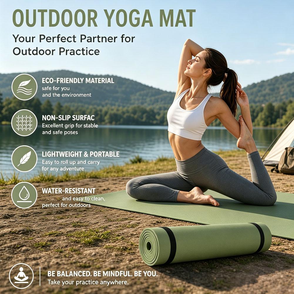 Antislip EVA yogamat, lichtgew - Outdoor Camping Rug Waterproof recensie en prijs