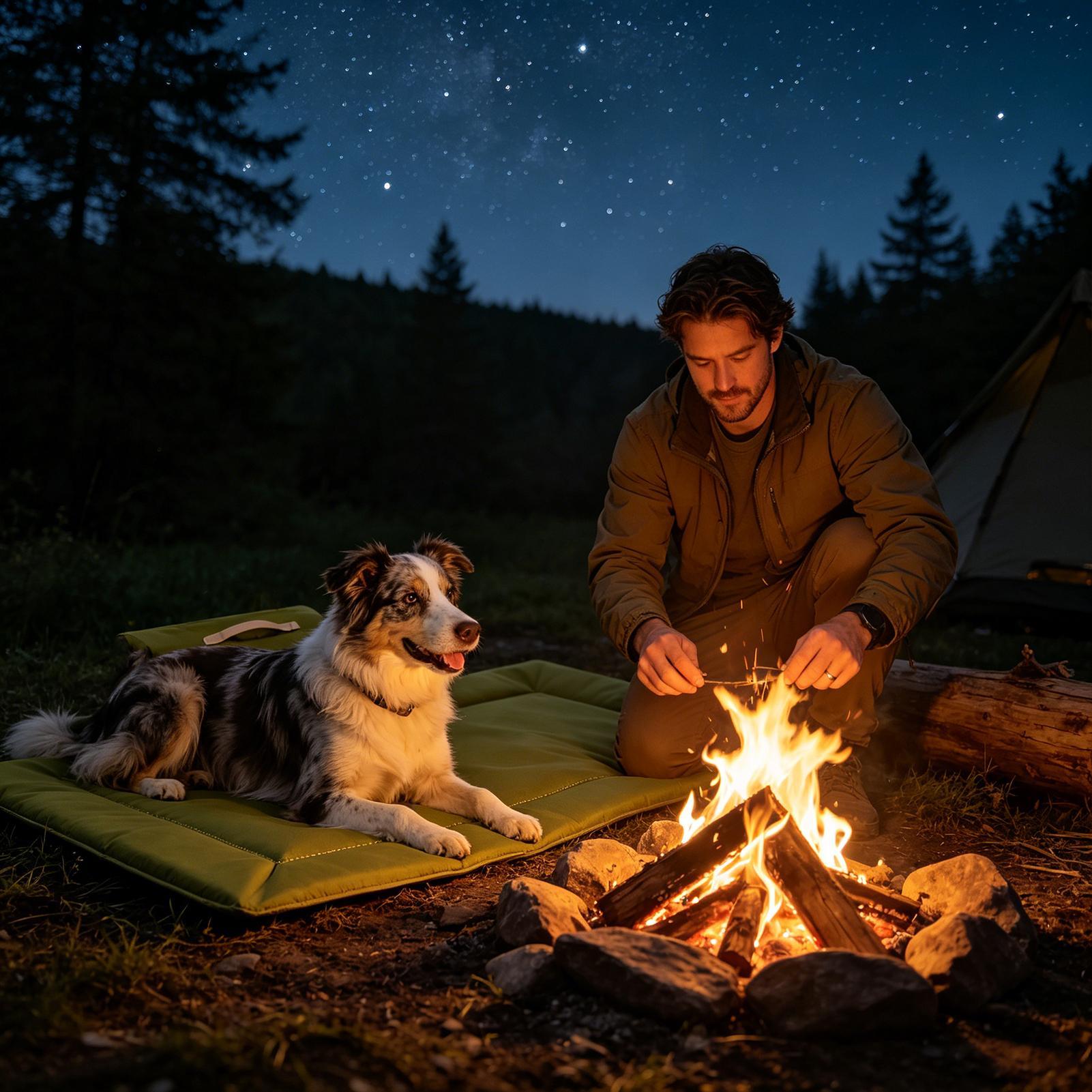 Reiskussen voor honden, opvouw - Outdoor Camping Dog Bed recensie en prijs