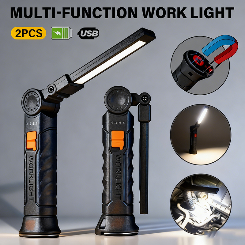 Draagbare COB LED-zaklamp USB  - Outdoor Camping Lampe recensie en prijs