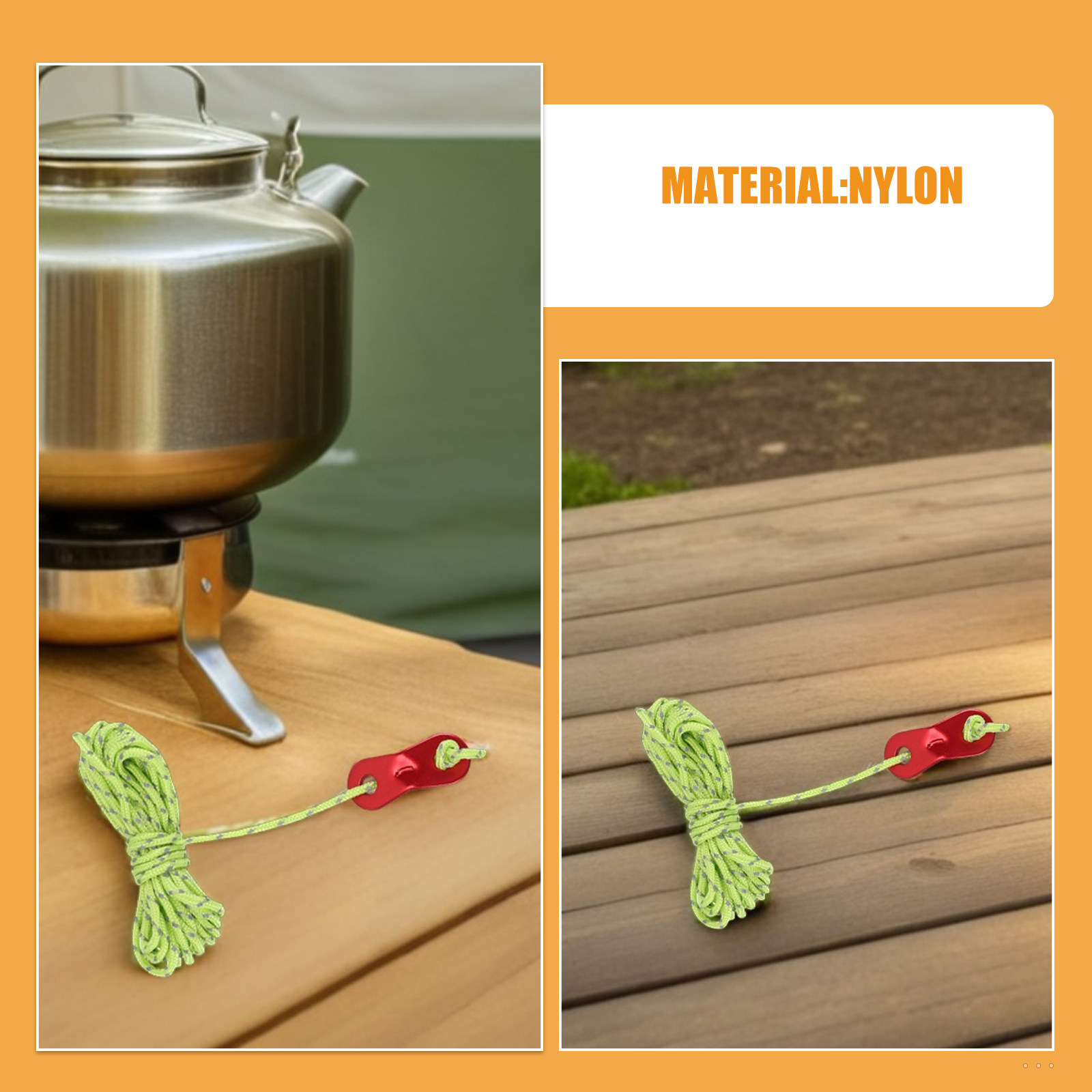 8 stuks reflecterende tenttouw - Outdoor Camping Guy recensie en prijs