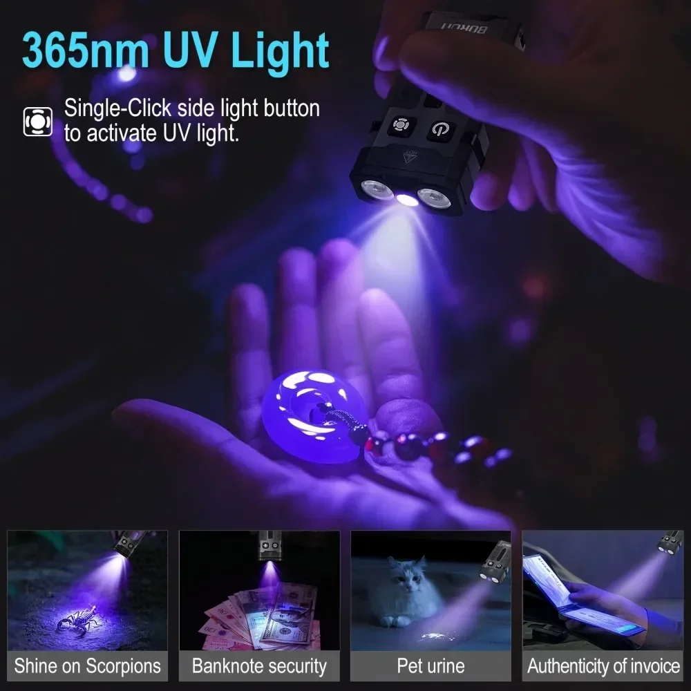 BORUiT EV20 1100LM EDC UV-sleu - Outdoor Camping Glamping recensie en prijs