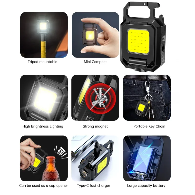 Mini-zaklamp sleutelhangerlich - Outdoor Camping Glamping recensie en prijs