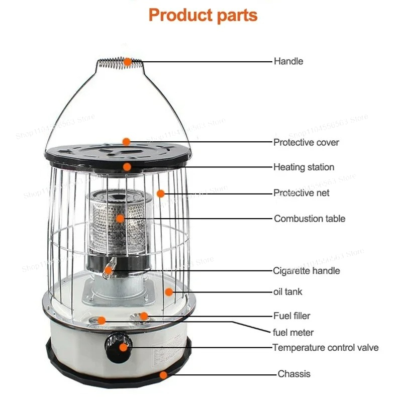 Draagbare verwarming IJsvissen - Cooking Outdoor Camping recensie en prijs