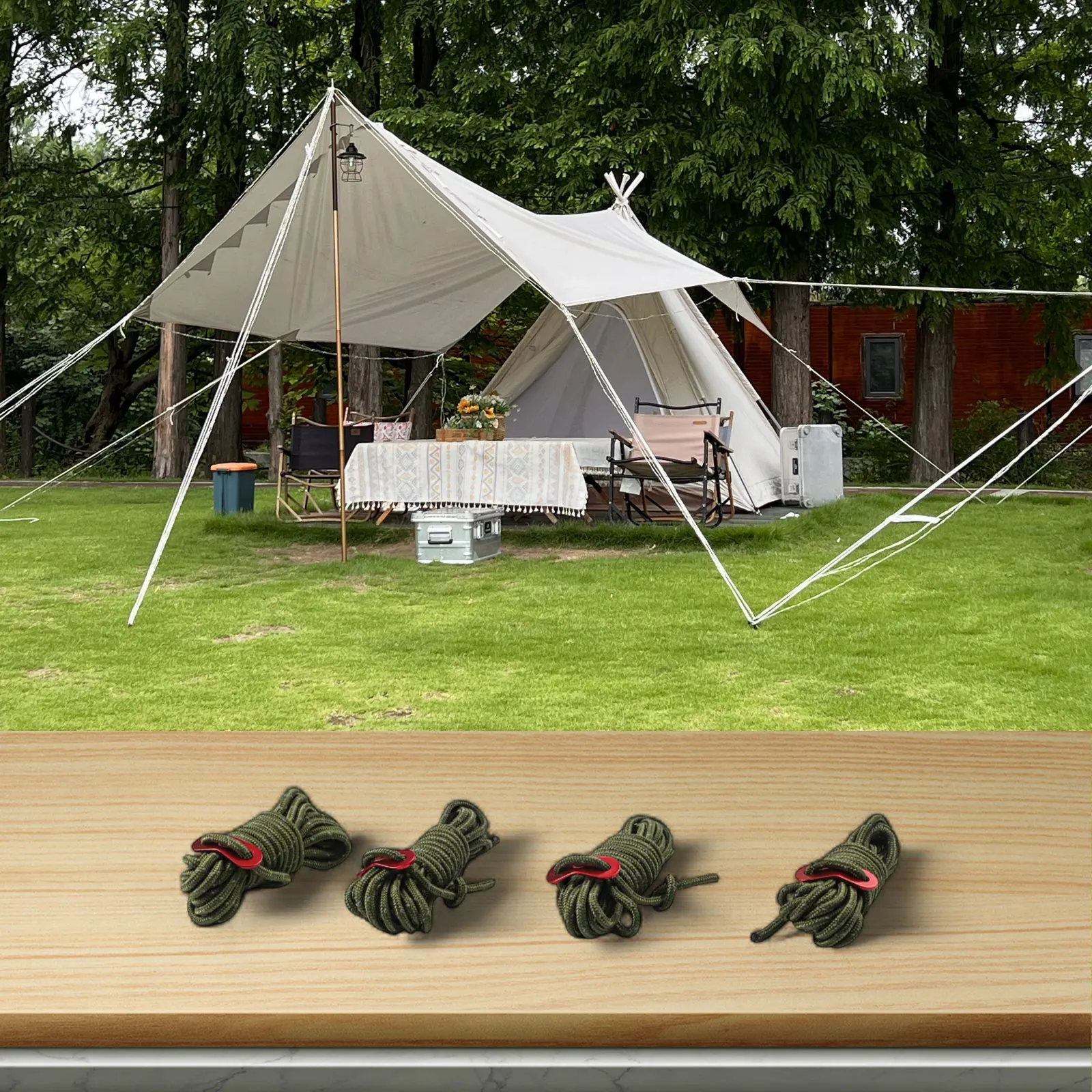 Reflecterende Guy Rope 4mm X 4 - Outdoor Camping Guy recensie en prijs