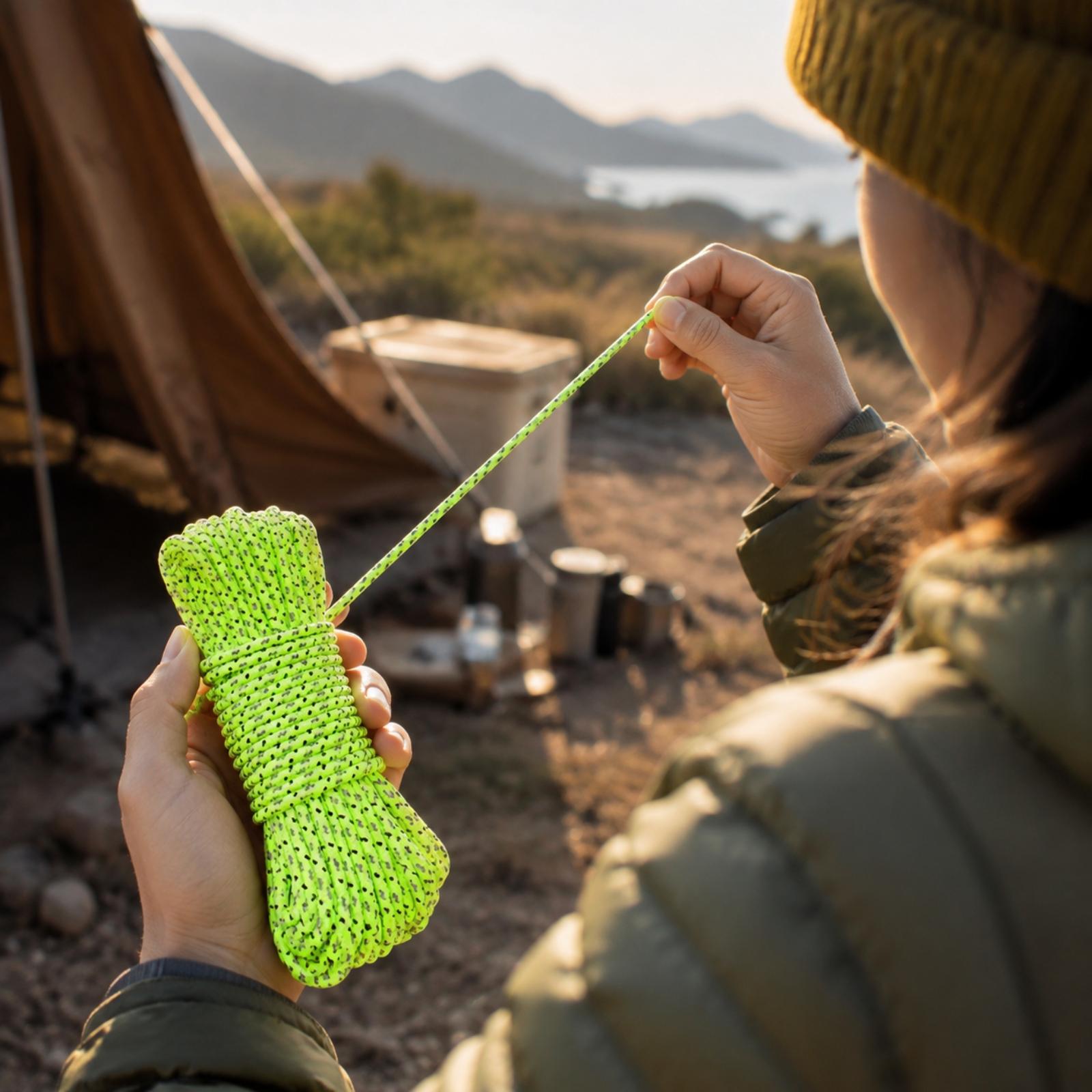 Gevlochten nylon touw met hoge - Outdoor Camping Guy recensie en prijs