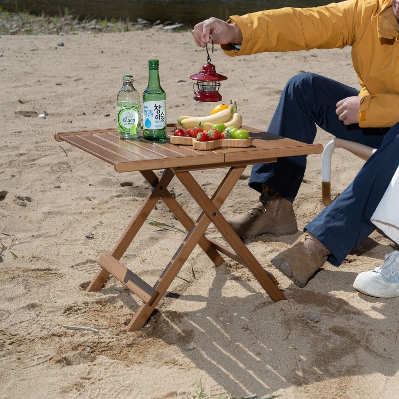 Draagbare bamboe opklapbare ve - Outdoor Camping Rentals recensie en prijs