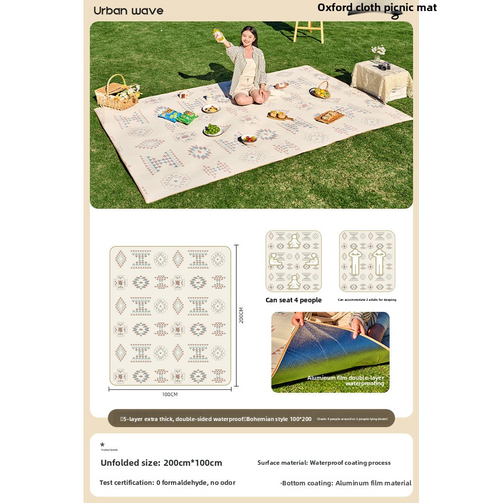 Dikke waterdichte picknickmat, - Outdoor Camping Rug Waterproof recensie en prijs