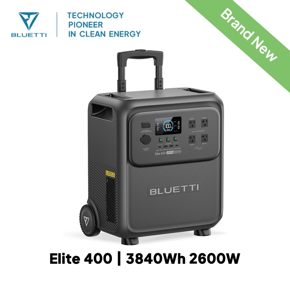 BLUETTI Elite 400 2600W 3840Wh - Outdoor Camping Outfit recensie en prijs