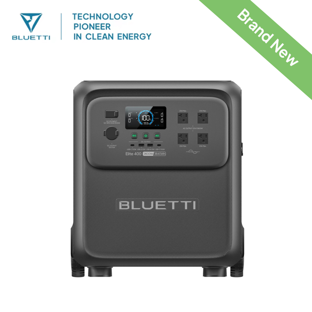 BLUETTI Elite 400 2600W 3840Wh - Outdoor Camping Outfit recensie en prijs