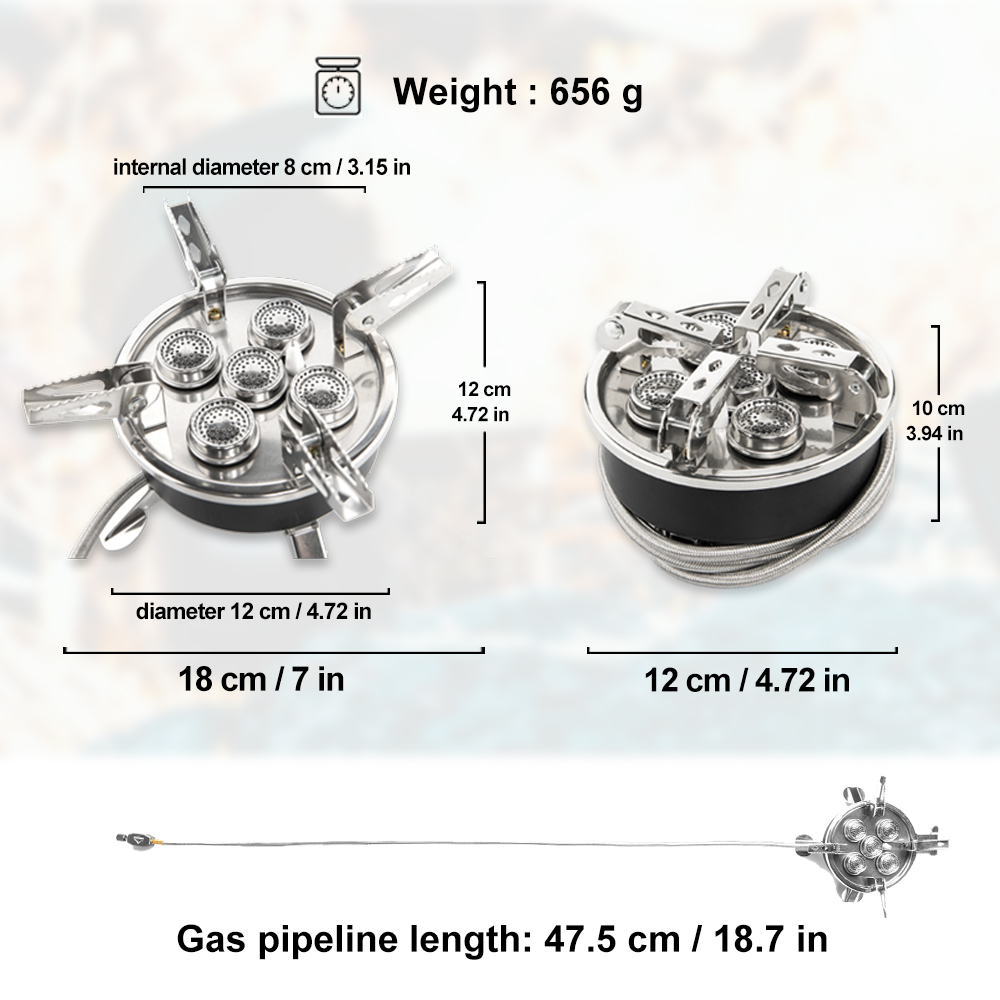 Widesea Camping 5in1 Gasfornui - Outdoor Gas Camping Oven recensie en prijs
