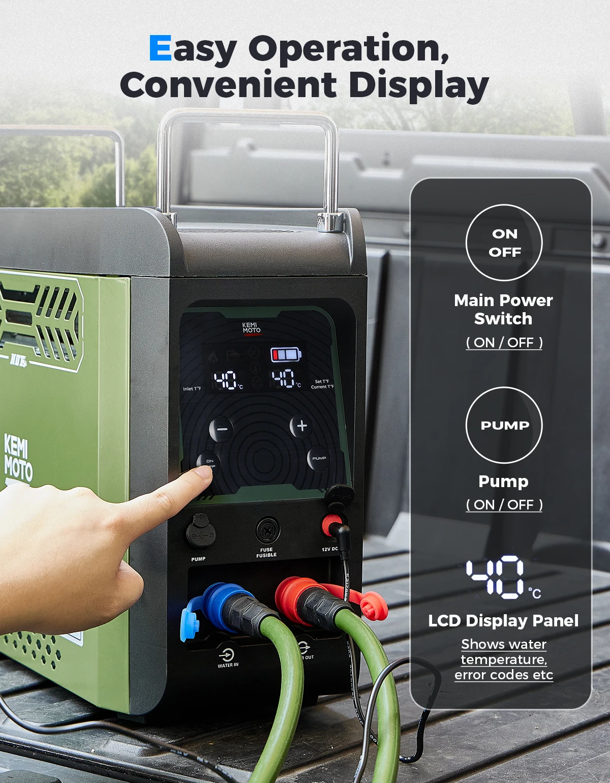 UTV 3s Instant Hot 20.000 BTU  - Outdoor Camping Hot Water Shower recensie en prijs